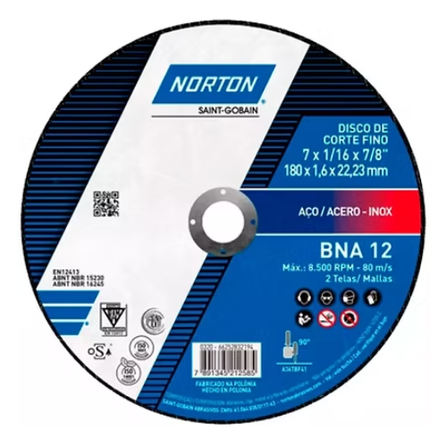 Disco de Corte BNA12 – Norton