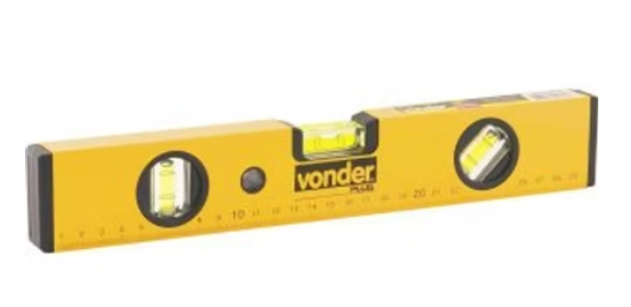 Nível de Alumínio 14″ com Base Magnética – Vonder